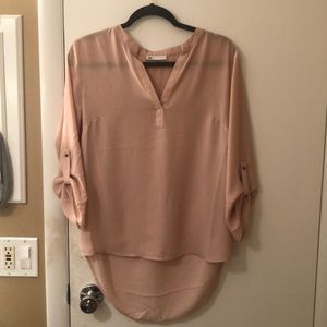 Blush blouse